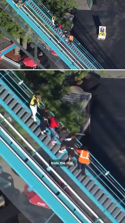 Man dies after falling from Six Flags roller coaster in Georgia (Video)