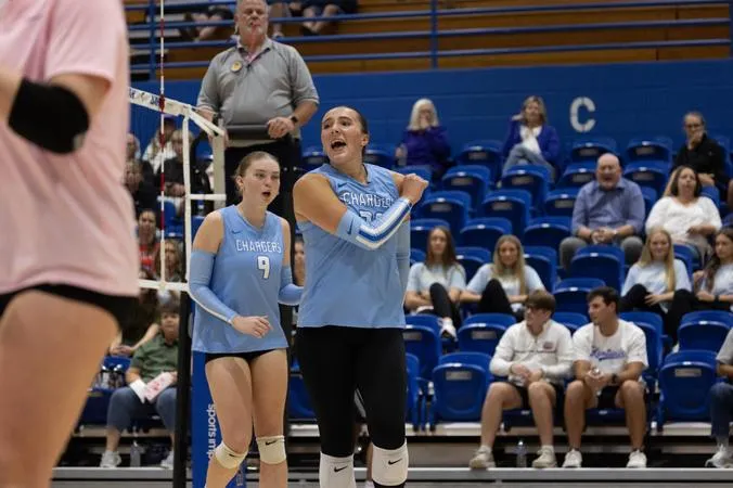 Chargers Defend Home Court In Sweep of Trevecca