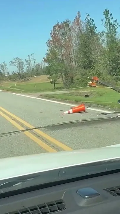 Heavy Hurricane cleanup underway on Highway 41 (Video)