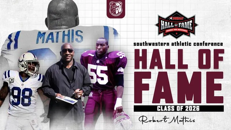 AAMU Football Legend Robert Mathis Selected for 2026 SWAC Hall of Fame