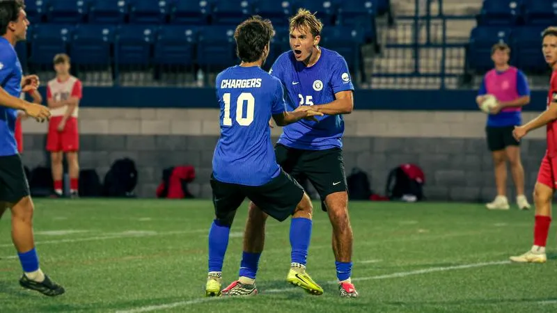 UAH Men's Soccer Clinches Spot in 2026 GSC Men's Soccer Championships with 2-1 Win Over Lee