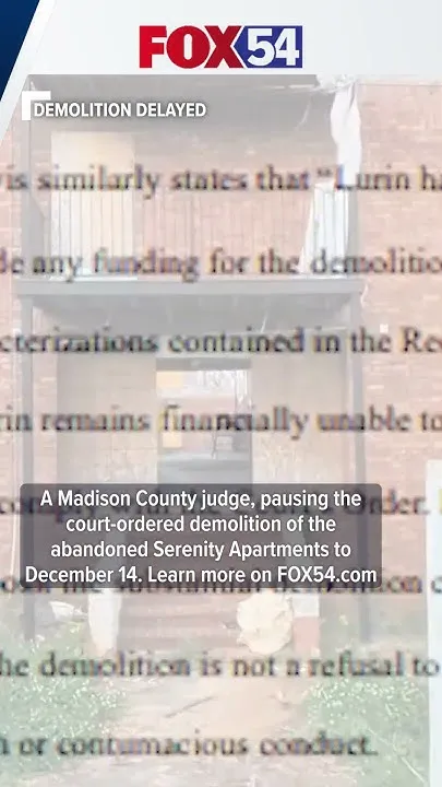 Demolition delayed for Serenity Apartments (Video)
