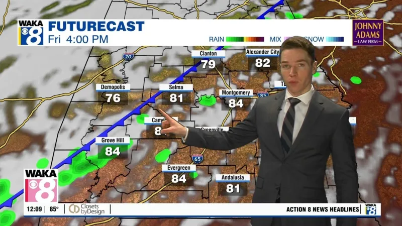 Near 90 Thursday, very warm Friday, much cooler this weekend