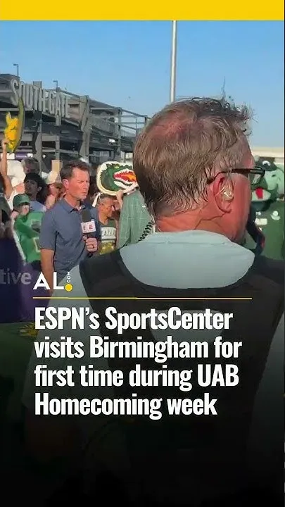 ESPN's SportsCenter visits Birmingham for first time during UAB Homecoming week (Video)