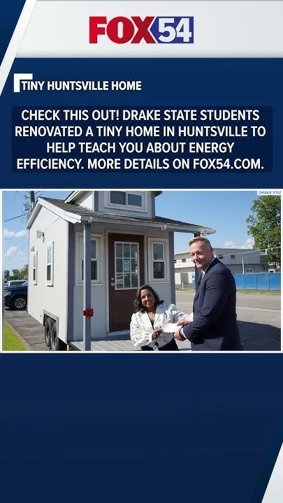 Drake State unveils tiny home (Video)