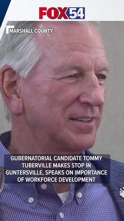 Gubernatorial candidate Tommy Tuberville makes stop in Guntersville (Video)