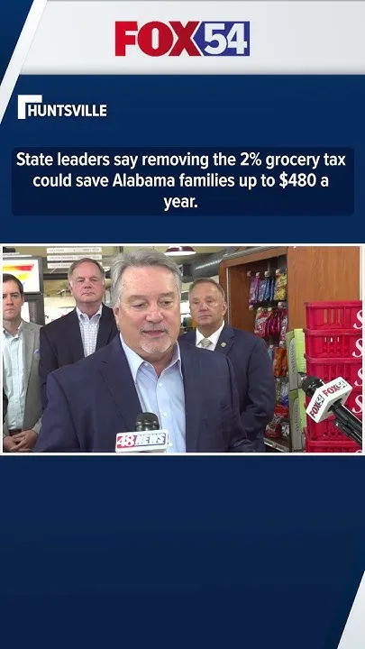 Getting rid of the grocery tax can save Alabamians up to $480 annually (Video)