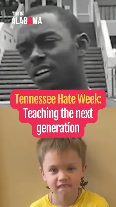 Tennessee Hate Week starts young in Alabama. Video Courtesy Of Tiffany Hames (Video)