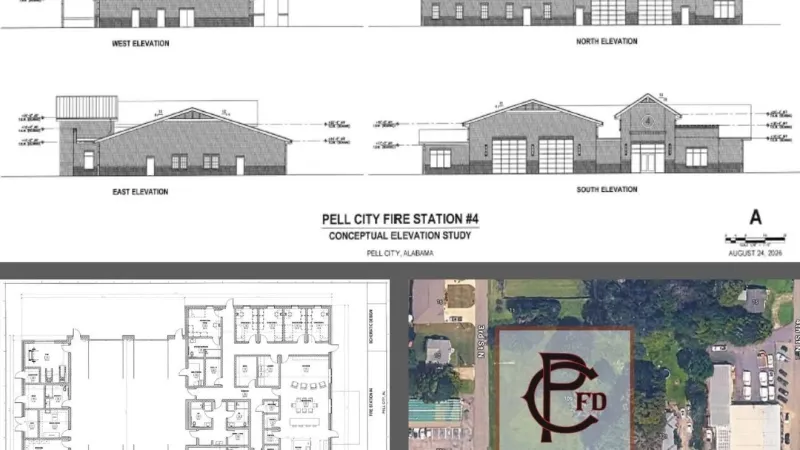 Pell City Moves Forward With Plans for New Fire Station