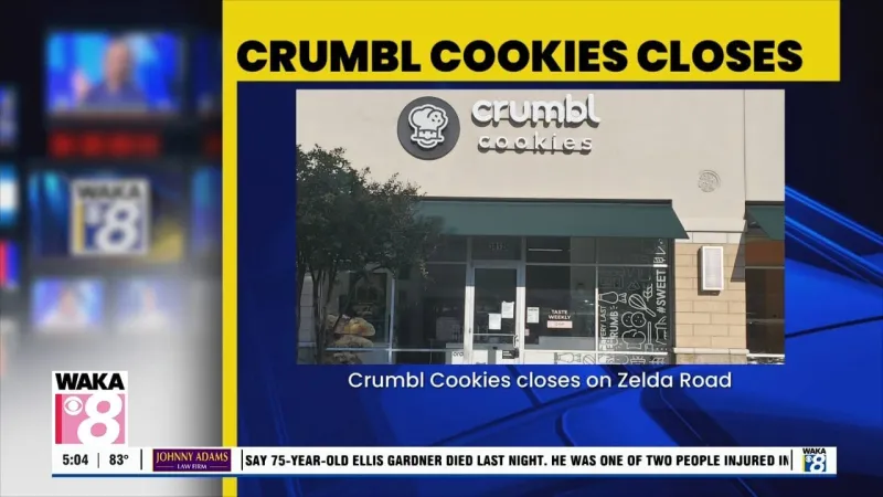 Crumbl Cookies closes a Montgomery location