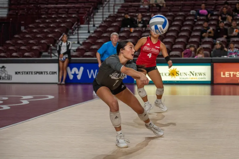 Jax State Pushes Aggies in Third Set Despite Sweep