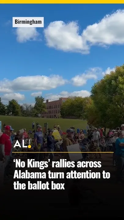 'No Kings' rallies across Alabama turn attention to the ballot box (Video)