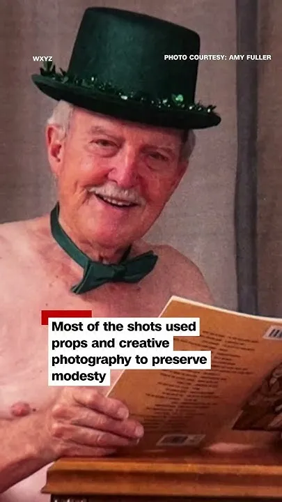 Seniors bare all for charity calendar (Video)