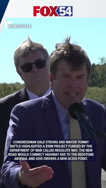 Dept. of War funds Huntsville roadway (Video)