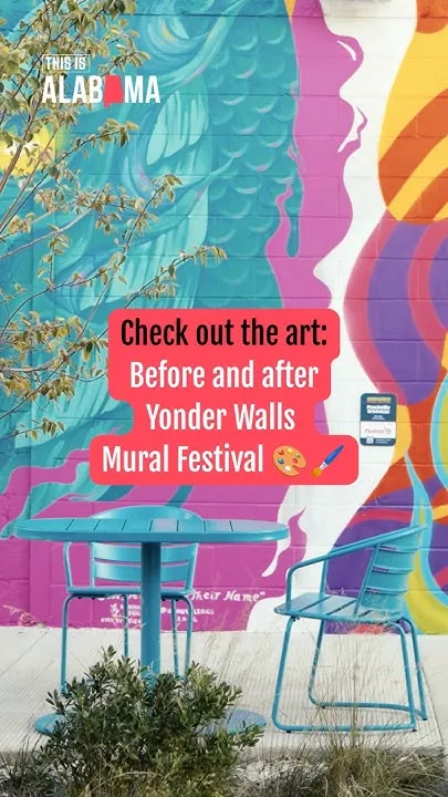 New art makes Birmingham's walls pop | Before and after the first-ever Yonder Walls festival (Video)