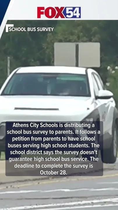 Athens City Schools distributes school bus survey (Video)
