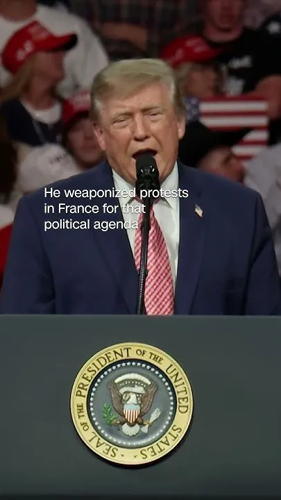 Trump warns of France-like unrest if Democrats win midterms (Video)
