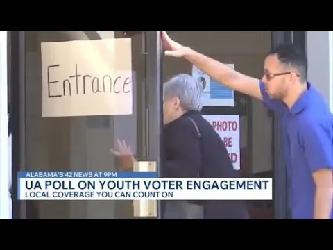 University of Alabama poll on youth voter engagement (Video)