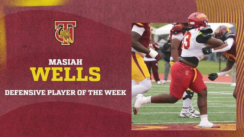 Wells earns SIAC weekly award