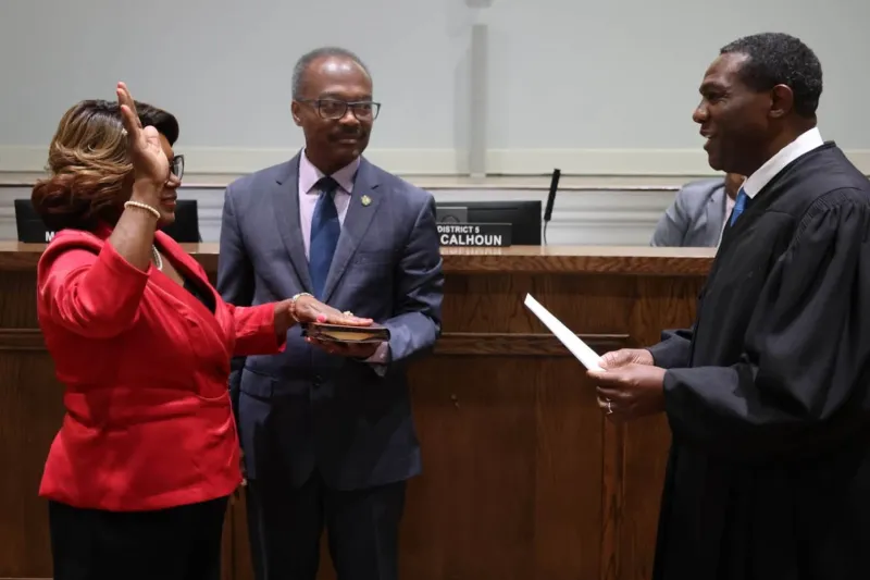Johnnie Chambers Sankey sworn in to Montgomery City Council