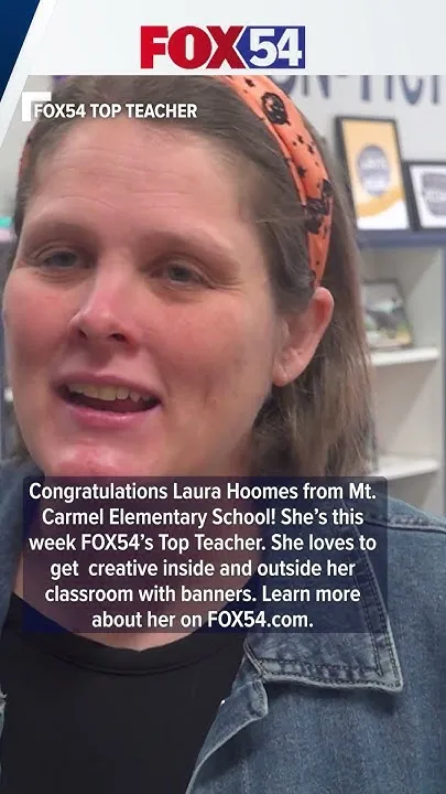 Congratulations, FOX54 Top Teacher Laura Hoomes from Mt. Carmel Elementary! (Video)
