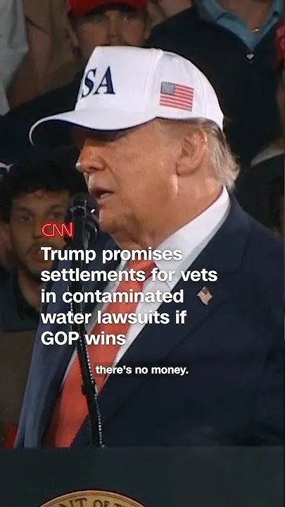 Trump promises to settle remaining veterans' water contamination claims (Video)