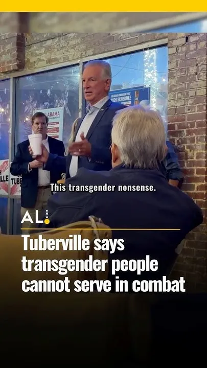 Tuberville says transgender people cannot serve in combat (Video)