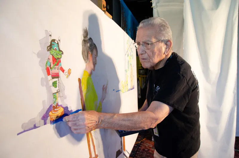 Taking Native American ledger art off the page: A Q&A with Rogers artist Jay Benham
