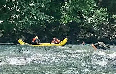 'Trapped for over 4 hours': Franklin County, state agencies rescue man from swift-moving Mulberry River waters