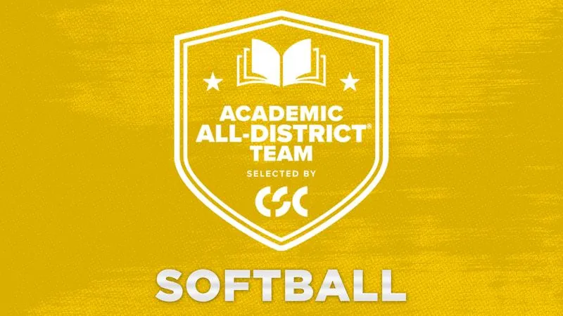 Five Golden Suns softball players named CSC Academic All-District