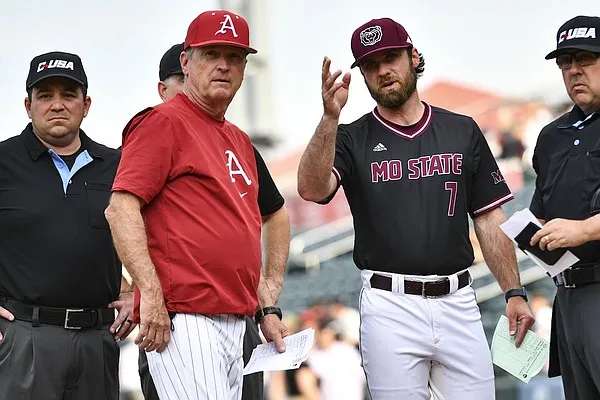 Arkansas baseball vs. Missouri State at NCAA Lawrence Regional: How to watch and listen, pitching matchup, forecast, stats, comparison