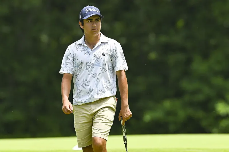 Arkansas men's golf shoots even-par in first round of NCAA Championships