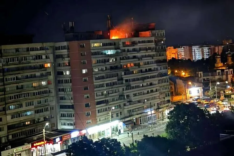 Stray drone in Russian attack strikes Romania