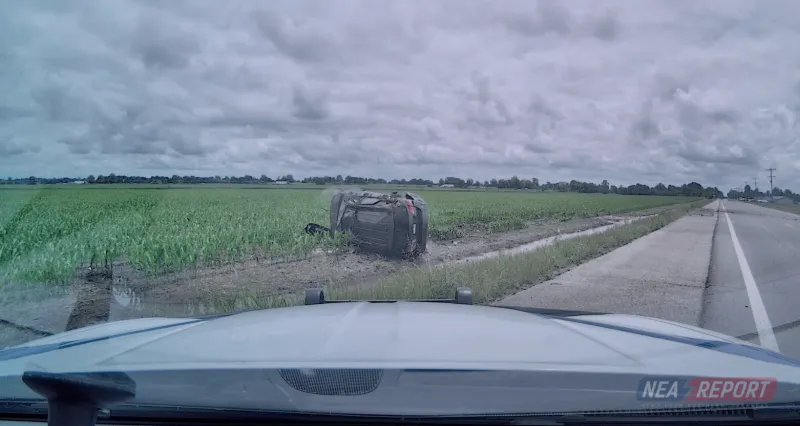 VIDEO: 106 MPH Pursuit Near Missouri Line Ends With TVI Rollover