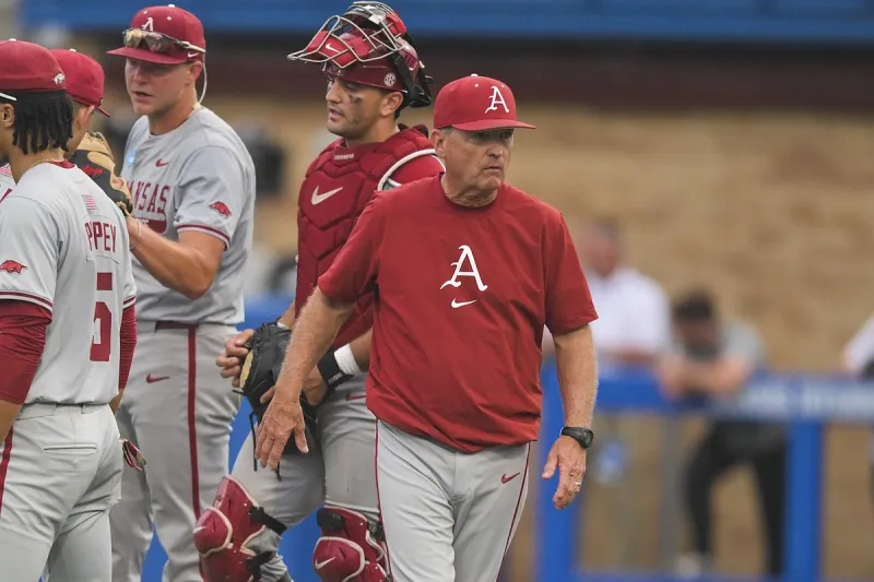 Dave Van Horn press conference: Arkansas baseball coach, players recap regional loss to Kansas
