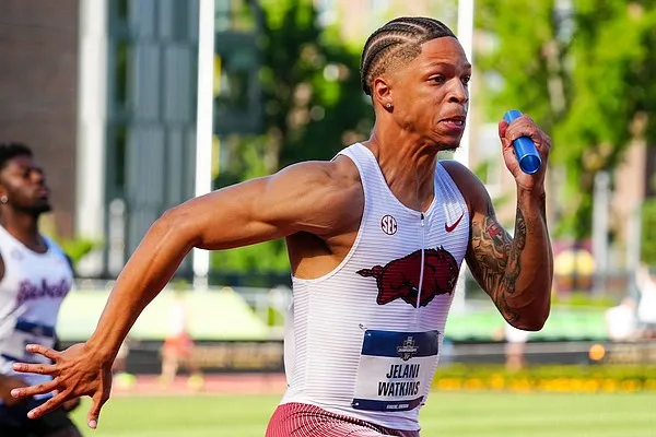 Jelani Watkins misses 200 final, Arkansas men's track advances 7 entries to NCAA Outdoor finals