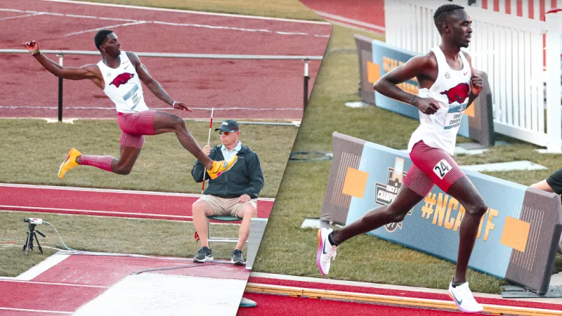 Razorbacks score 14 points on 1st day of NCAA Championships