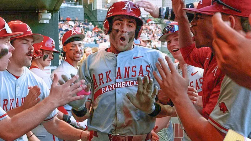 Helfrick, Dietz earn Baseball America All-America honors for Razorbacks