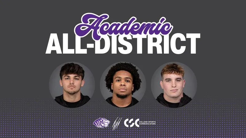 THREE TIGER WRESTLERS MAKE ACADEMIC ALL-DISTRICT TEAM