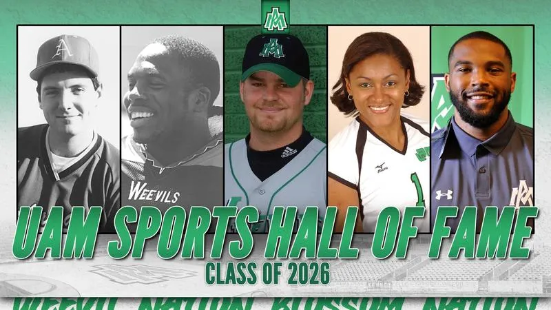 UAM Athletics to Induct Five Athletes in 2026 Hall of Fame Class