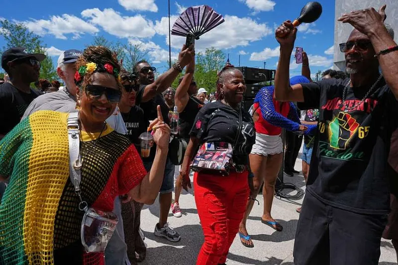 Americans gather for Juneteenth