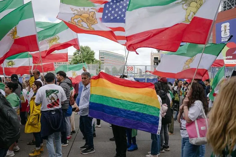 'Pride Match' pitted Egypt vs. Iran; fans in Seattle relished chance to flaunt rainbows