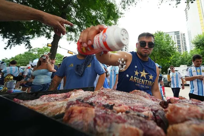 There's a beef about beef at World Cup, as Argentina fans pour into Texas