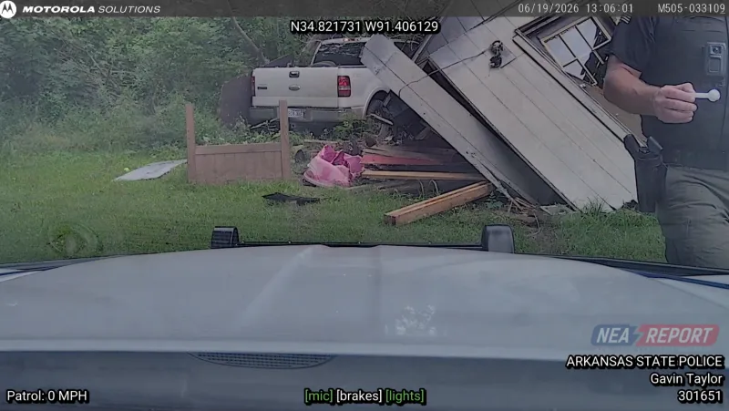 VIDEO: F-150 Pursuit Ends With Shed Crash, Meth Seizure in Prairie County