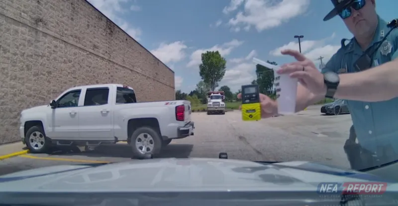 VIDEO: Seat Belt Stop Leads to Open Container, Resisting Arrest in Crittenden County