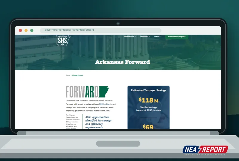 Sanders Launches Dashboard Tracking Arkansas Forward Savings