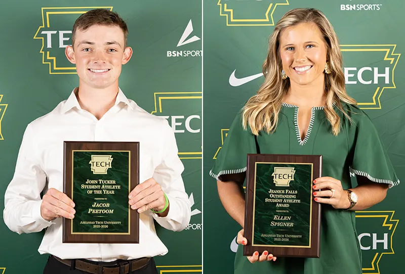 Peetoom, Spigner Named ATU's Top 2025-26 Athletes