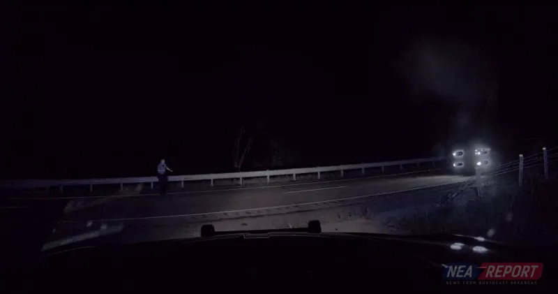 VIDEO: I-40 Pursuit Ends After Spike Strip Deployment in St. Francis County
