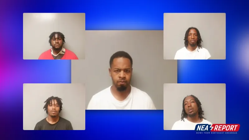 Five Arrested in Jonesboro Narcotics Investigation; Main Suspect Previously Convicted of Manslaughter