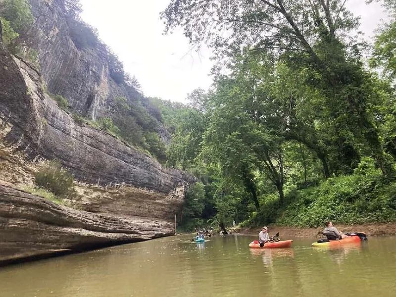Together downstream: Lake's caretakers gather at the river